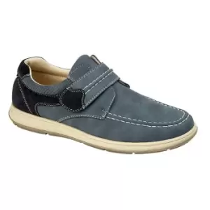 Scimitar Mens Touch Fastening Casual Shoe (8 UK) (Navy)