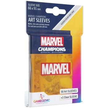 Gamegenic Marvel Champions Art Sleeves - Marvel Orange (50 ct.)