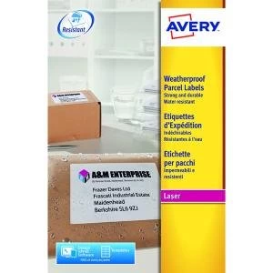 Avery Weatherproof Shipping Label 8 Per Sheet Pack of 200 L7993-25
