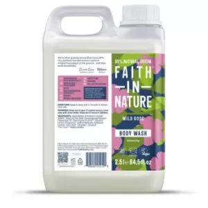 Faith in Nature Wild Rose Body Wash 2.5ltr