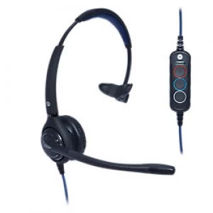 JPL Headset 501S-USB with Noise Cancelling Wired Black