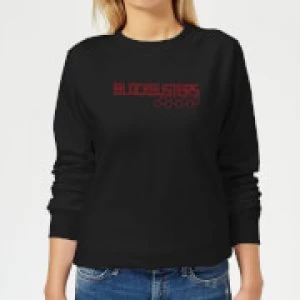 Blockbusters Logo Womens Sweatshirt - Black - 5XL