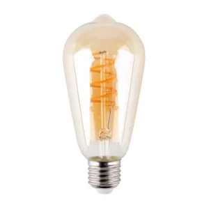 Helix 4W LED Filament Pear Bulb in Warm White