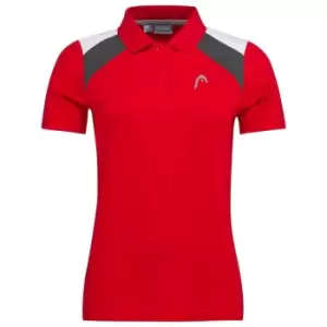 Head Tech Polo Shirt Womens - Red