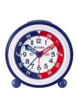 Tikkers Time Teacher Alarm Clock ; Red And Blue