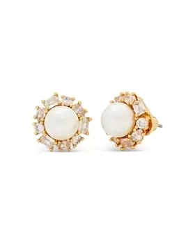 kate spade new york Candy Shop Faux Pearl Halo Stud Earrings