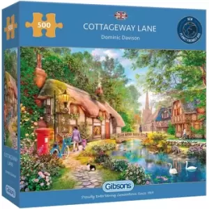 Cottageway Lane Jigsaw Puzzle - 500 Pieces