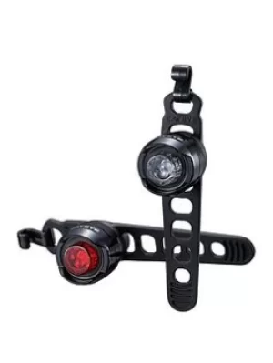 Cateye Cateye Orb Rechargeable F/R Cycle Light Set Polished Black