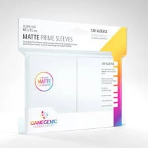 Gamegenic Matte Prime Sleeves White (100 Sleeves)