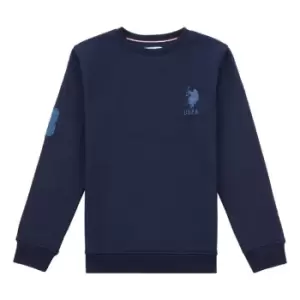 US Polo Assn Player 3 Crew Sweater Infant Boys - Blue