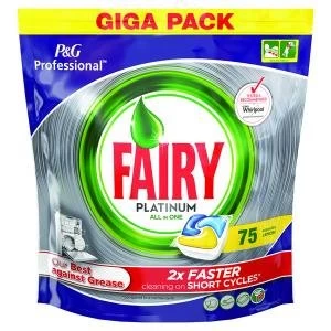 Fairy Platinum Dishwasher Tablets Pack of 75 81448293