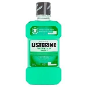 Listerine Teeth & Gum Defence Freshmint Mouthwash 250ml