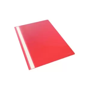 Esselte VIVIDA Report Flat File A4 Red Plastic With Clear Front Box 25