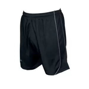 Precision Childrens/Kids Mestalla Shorts (S) (Black/White)