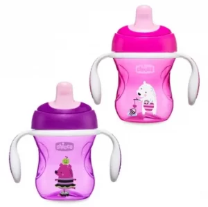 Chicco Training Cup Color Pink 6M 200ml