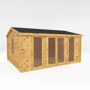Mercia 5m x 4m Home Office Log Cabin 34mm