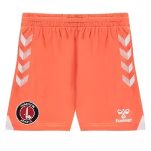Hummel Charlton Athletic Third Shorts 2021 2022 Juniors - Orange