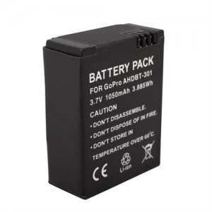 Urban Factory Battery Li-Ion Replacement 1050mAh for GoPro Hero3 and 3+ cameras