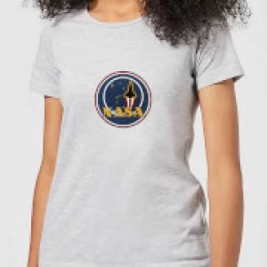 NASA JM Patch Womens T-Shirt - Grey - 4XL