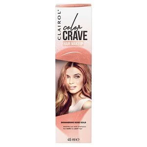 Color Crave Hair Make Up 45ml Rose Gold Pink