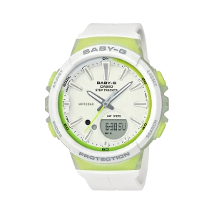 Casio Baby-G Standard Analog-Digital Watch BGS-100-7A2 - White + Green