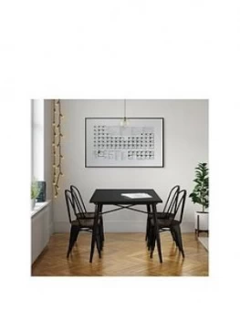 Fusion 150 Cm Dining Table + 4 Chairs