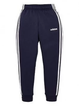 Adidas Youth 3 Stripe Pants - Navy/White