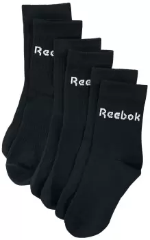 Reebok Act Core Crew 3 Pack Socks black