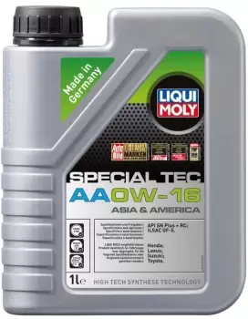LIQUI MOLY Engine oil Special Tec AA 0W-16 21322