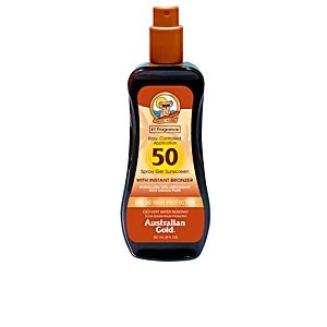 SUNSCREEN SPF50 spray gel with instant bronzer 237ml