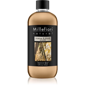 Millefiori Natural Incense & Blond Woods refill for aroma diffusers 500 ml