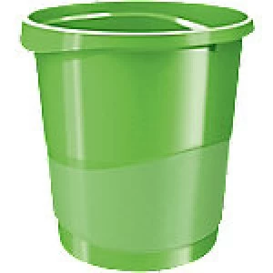Rexel Waste Bin Choices 14 L Polypropylene Green 25.8 x 28.5 x 32.2 cm