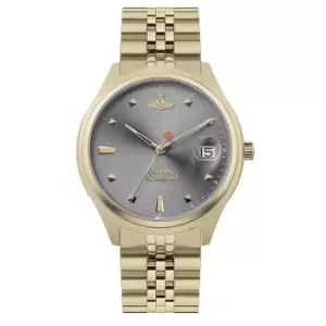 Vivienne Westwood Camberwell Quartz Grey Dial Gold Stainless Steel Bracelet Ladies Watch VV261GYGD