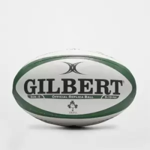 Gilbert Ireland Rugby Ball - White