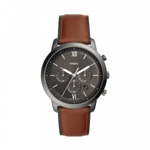 Fossil Grey And Brown 'Neutra Chrono' Chronograph Watch - FS5512