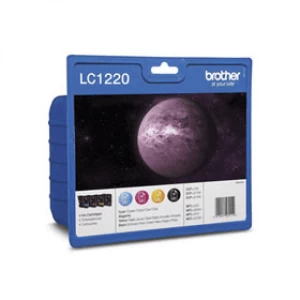 Brother LC1220 Black and Tri Colour Ink Cartridge