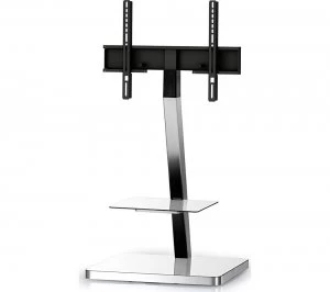 Sonorous PL2710-WHT-SLV 600 mm TV Stand with Bracket