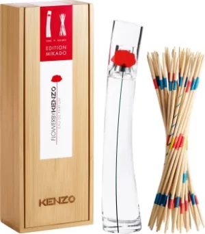 Kenzo Flower By Kenzo Gift Set 50ml Eau de Parfum + 75ml Body Lotion + Pouch