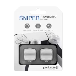 Gioteck Sniper Thumb Grips - Translucent White