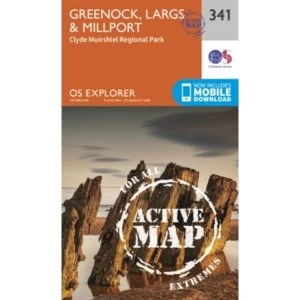 Greenock, Largs and Millport by Ordnance Survey (Sheet map, folded, 2015)