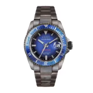 Out Of Order 001-21.BL Mens Blue Automatico Quaranta Wristwatch