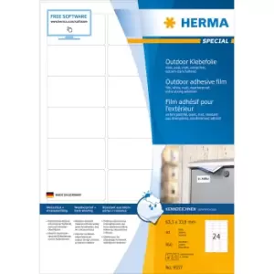 HERMA 9537 self-adhesive label White Rectangle 960 pc(s)