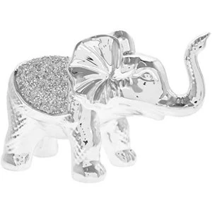 Silver Sparkle Silver Small Elephant Figurine By Lesser & Pavey