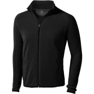 Elevate Mens Brossard Micro Fleece (S) (Solid Black)