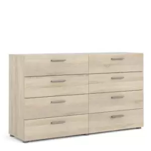 Pepe Wide Chest Of 8 Drawers (4+4) In Oak Effect