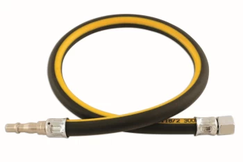 1/2in. ID Air Line Whip Hose C/w Fittings 0.6m Connect 33043