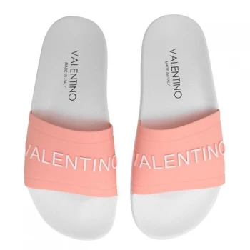 Valentino Shoes Logo Sliders - 370 Pink