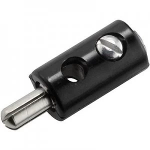 Mini jack plug Plug straight Pin diameter 2.6mm Grey