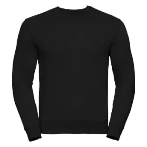 Russell Mens Authentic Sweatshirt (Slimmer Cut) (M) (Black)