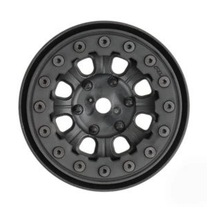 Proline Denali 1.9" Black/ Black Beadloc 8 Spoke Wheels